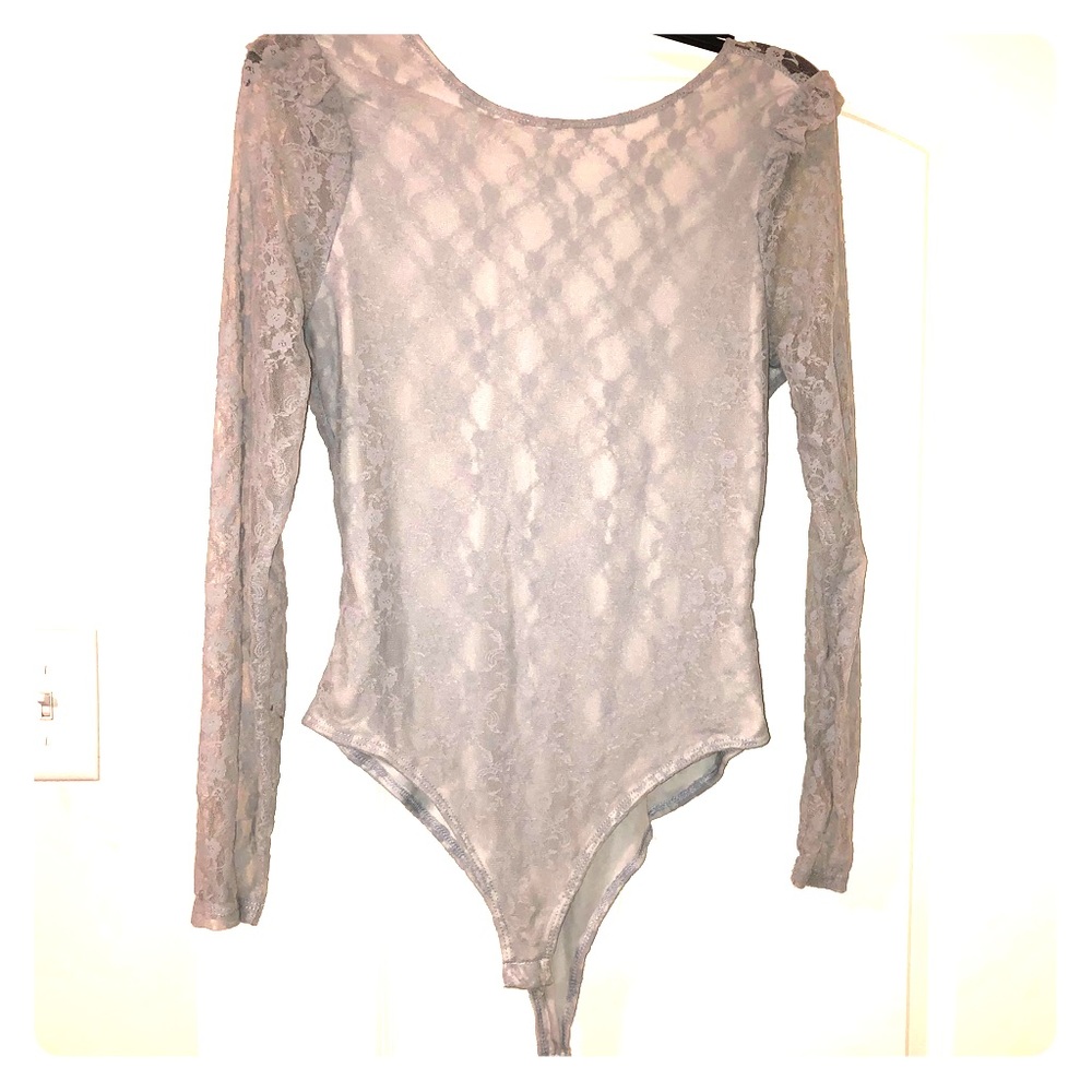 ⭐️Half Off Sale! Gray Lace Bodysuit⭐️